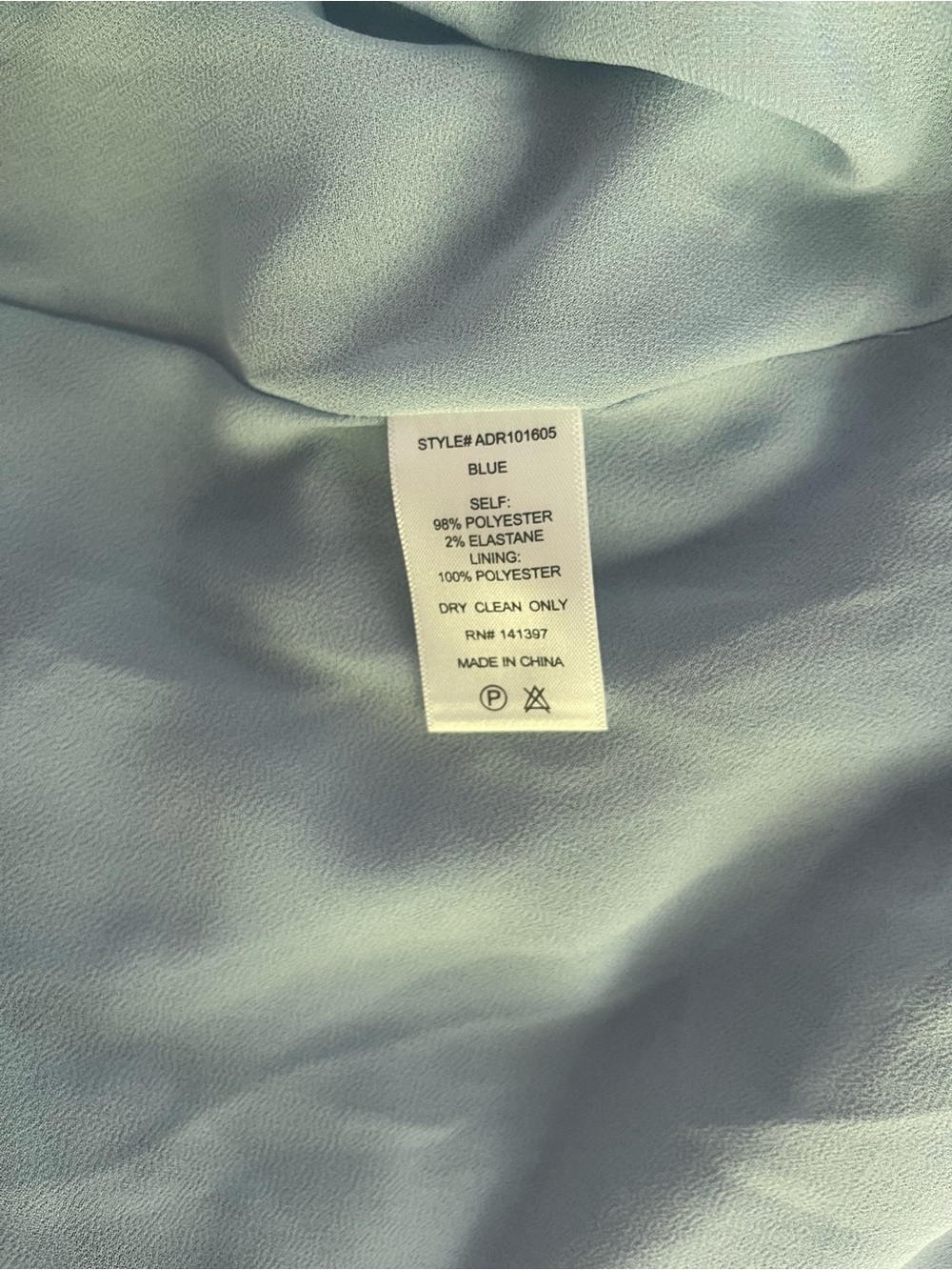 Astr Light Blue Twist-Front Puff-Sleeve Maxi Dress - Picture 7 of 8